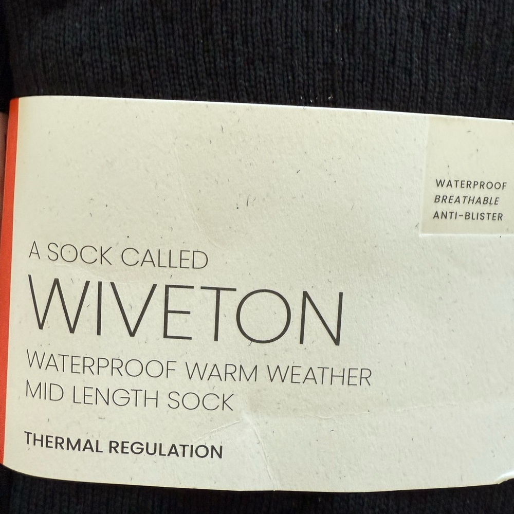 2 pair SEALSKINZ Wiveton Waterproof Warm Weather Mid Length Sock - Picture 4 of 5